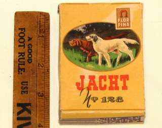 Dutch Jacht Hunting Dog Tobacco Cigar Pack no Tin 1930s  