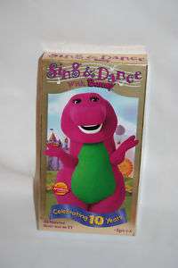 Barney   Sing and Dance With Barney (VHS, 1999) 045986020307  
