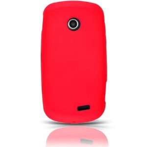  Samsung A817 Solstice 2 Silicone Skin Case   Red (Free 