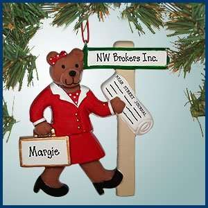  Personalized Christmas Ornaments   Stockbroker/Business 