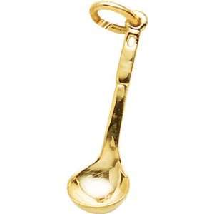  Rembrandt Charms Ladle Charm, Gold Plated Silver Jewelry