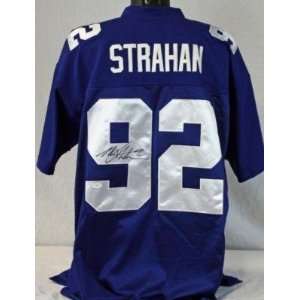  Michael Strahan Signed Uniform   Authentic   Autographed 