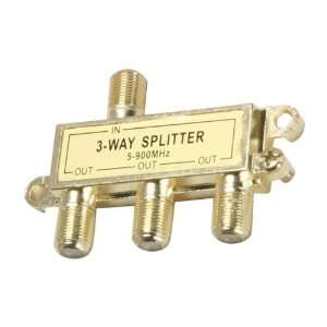  Rosewill   3 Way Coaxial Cable Splitter Electronics