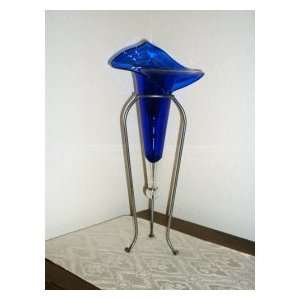  Wave Vase Cobalt Blue