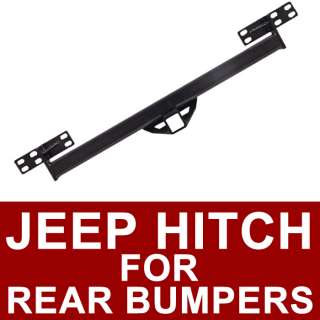 JEEP CJ5 CJ7 Hitch for Tube Tubular Bumper Black E COAT  