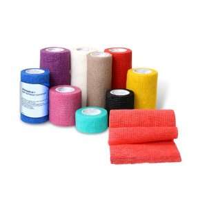 Cohesive Bandage 3x5yd (24 Rolls   Red)
