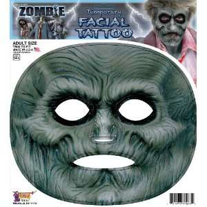  Zombie Facial Tattoo 