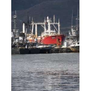 Ships in Docks in the Southernmost City in the World, Ushuaia 