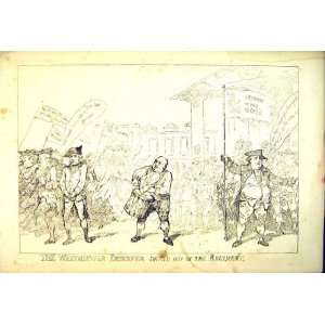   Cartoon Westminster War Army Soldier Regiment