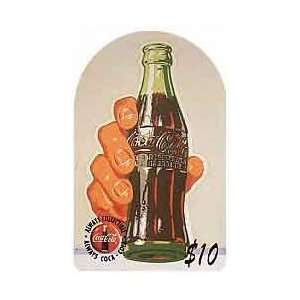 Coca Cola Collectible Phone Card Coca Cola 95 $10. Top Rounded Die 