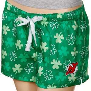  New Jersey Devils Ladies Kelly Green Colleen Boxer Shorts 