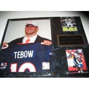  Denver Broncos Tim Tebow 12 x 15 Player Plaque Sports 