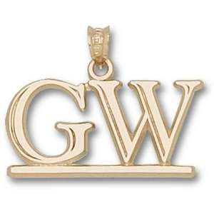  George Washington Colonials GW Pendant   10KT Gold 