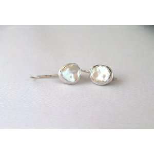  Silpada Sterling Silver & Mother of Pearl Earrings 