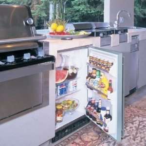   Defrost and 190 Can Capacity Stainless Steel w/ Lock and Key Kitchen