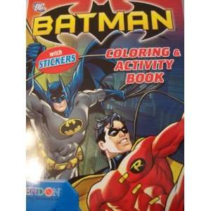  DC Comics Batman Coloring & Activity Book with Stickers 