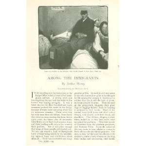 1901 American Immigrants Coming To America illustrated 