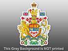 canada coat of arms sticker decal canadian seal crown returns