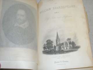 1881 Shakespeare   Complete Works pub Porter & Coates  