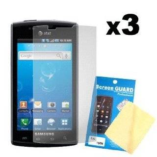 Three LCD Screen Guards / Protectors for Samsung Captivate SGH I897 