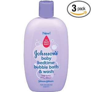  Baby Bedtime Bubble Bath & Wash, 15 Fluid Ounces Bottles (Pack of 2