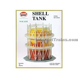    Model Power N Scale Shell Gas Tank Building Kit Toys & Games