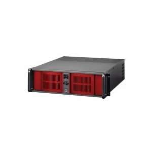   iStarUSA D 300 Red 3U Rackmounted Server Case
