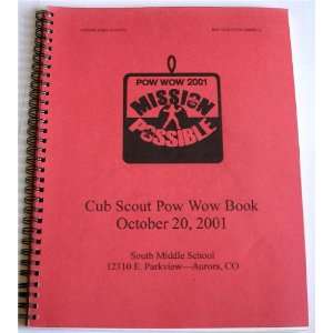   Book October 20, 2001 Pow Wow 2001 Mission Possible Janna Tripp