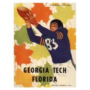   Tech vs. Florida, 1952 Sports Giclee Poster Print, 24x32 Home