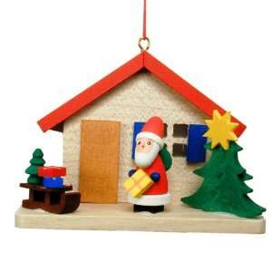  Christian Ulbricht Red Roof House with Santa Christmas 