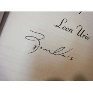  Uris, Leon Exodus 2000 Book Signed Autograph Israel 