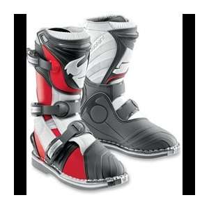  Thor Youth Quadrant Boots , Color Red, Size 2 XF3411 