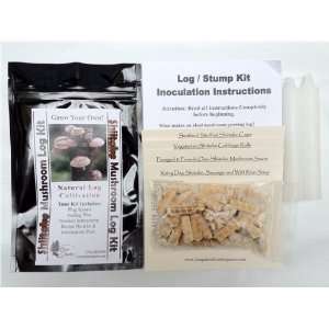  Shiitake Mushroom Log Kit
