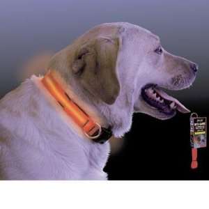  Nite Ize Night Dawg Lighted LED Dog Collar Red Large Pet 