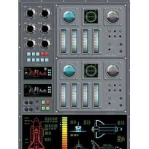   Guys Spaceship Control Panel Peel and Stick G1200SA