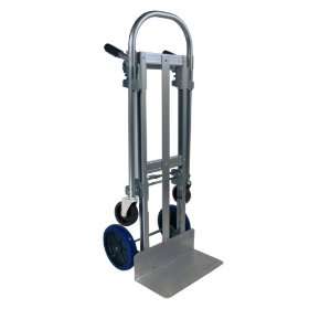 RWM Casters Aluminum Convertible Hand Truck with Loop Handle and 