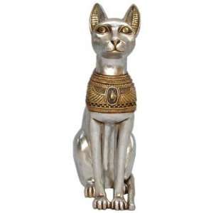  Ancient Egyptian Collectible Statue Cat Feline Goddess Bastet Home 