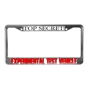  Test Vehicle Military License Plate Frame by  