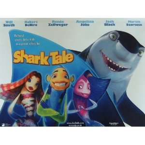  Shark Tale   Original Movie Poster   12 x 16 Everything 