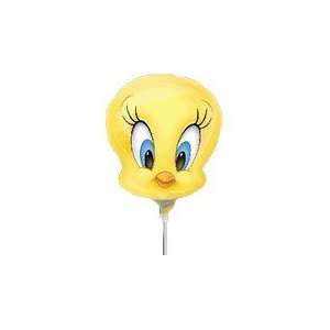  (Airfill Only) Tweety Head Balloon Shape   Mylar Balloon 