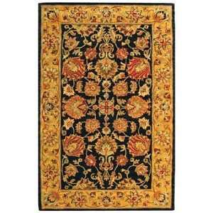  Safavieh Heritage HG343E Charcoal and Gold Traditional 76 