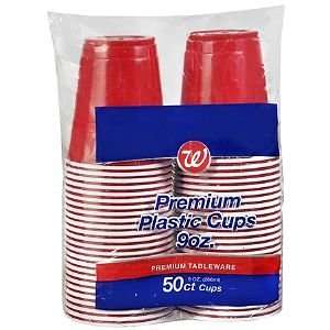   Premium Plastic Cups 9 oz., 50 ea Health 