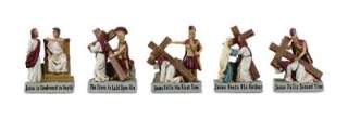 Cross Religious Statues W Hanging Curio Display Cabinet  