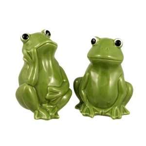  Green Frog Salt & Pepper Shakers