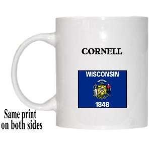    US State Flag   CORNELL, Wisconsin (WI) Mug 