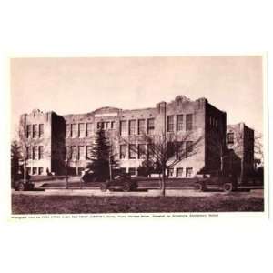   Armstrong Elementary School Old Dallas Scene Postcard 