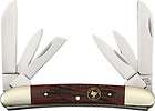 FROST KNIVES New Wild Turkey Congress Red Pick Bone Six Blade Knife 