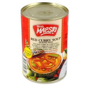 Maesri   Red Curry Soup   Kaeng Ped   Product of Thailand   14 Oz 