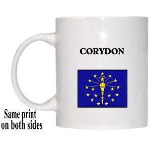  US State Flag   CORYDON, Indiana (IN) Mug 