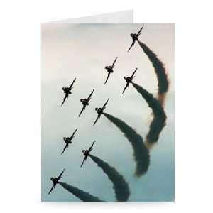 The Red Arrows at RAF Cosford.   Greeting Card (Pack of 2)   7x5 inch 